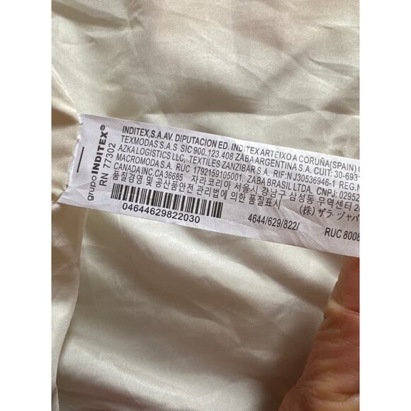 Floral Quikted Jacket Red White Medium - Picture 9 of 9